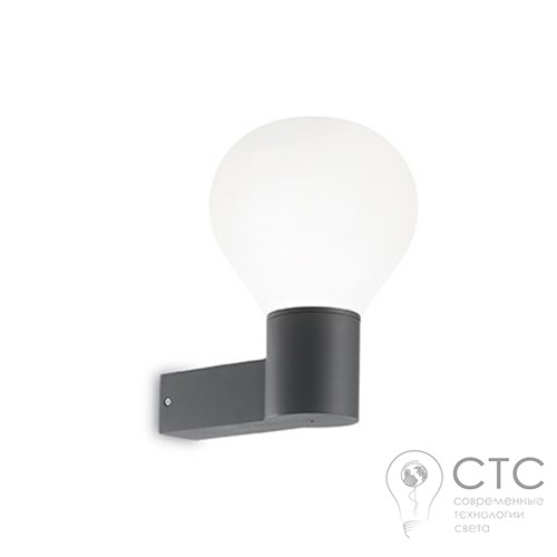 Уличное бра Ideal Lux Clio AP1 Grigio (146638)  - фото 1