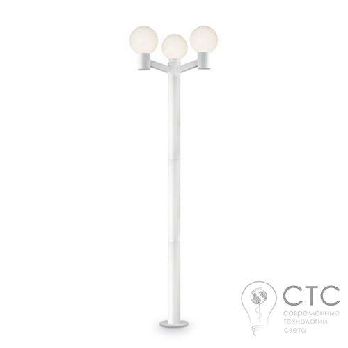 Фонарный столб Ideal Lux Symphony PT3 Bianco (147024)  - фото 1