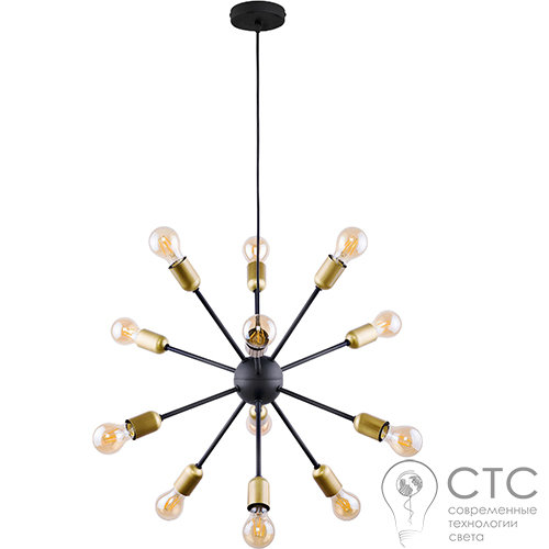 Люстра TK Lighting 1468 Estrella Black - фото 1