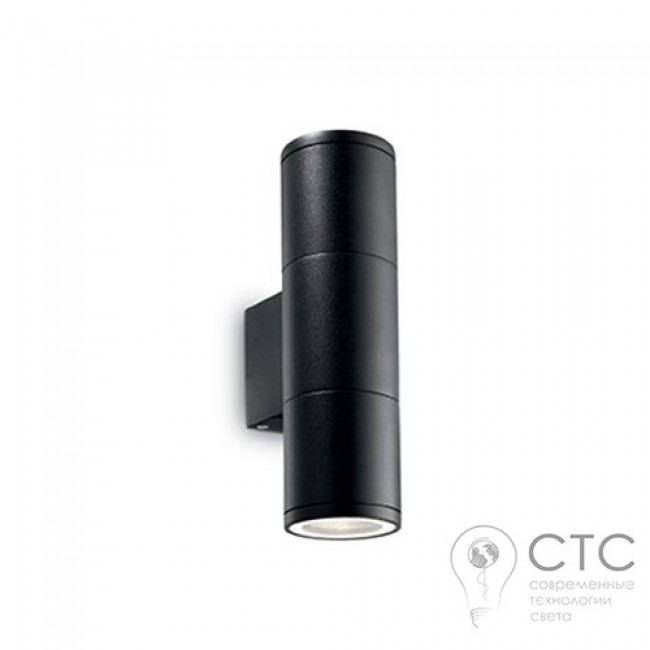 Настенный светильник Ideal Lux Gun AP2 Small Nero (100395) 