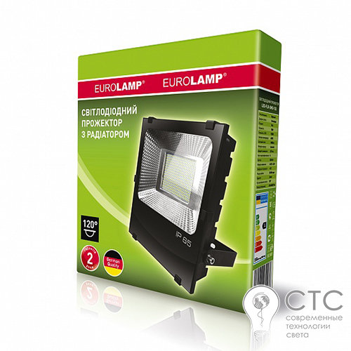 Світлодіодний прожектор EUROLAMP High Power 200W з радіатором - фото 1