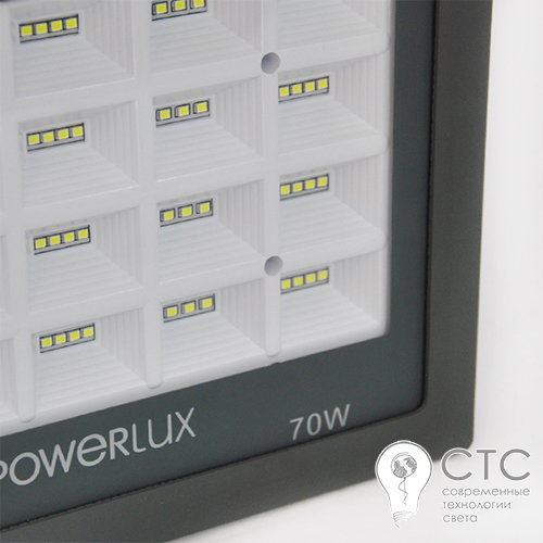 Светодиодный прожектор Powerlux 09995 GR 70W 6500K - фото 4