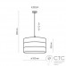 Подвесной светильник TK Lighting 3222 Tago White