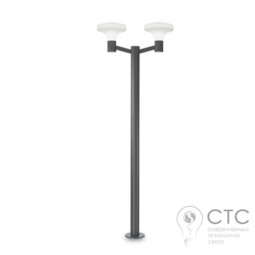 Фонарный столб Ideal Lux Sound PT2 Grigio (136202)  - фото 1
