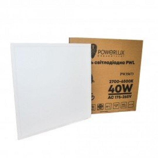 Панель светодиодная PWL 40W 2700-6500K IP20