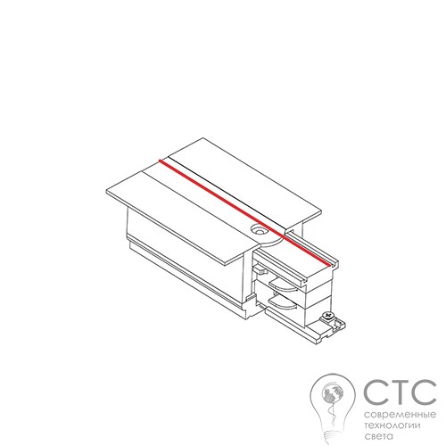 Введення живлення 3 фази Nowodvorski 8234 CTLS Recessed Power End Cap Left (PE-L) - фото 2