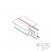 Введення живлення 3 фази Nowodvorski 8234 CTLS Recessed Power End Cap Left (PE-L)