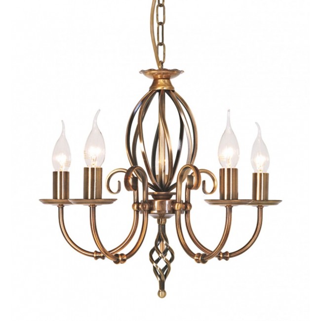 Люстра подвесная ELSTEAD ART5 AGD BRASS