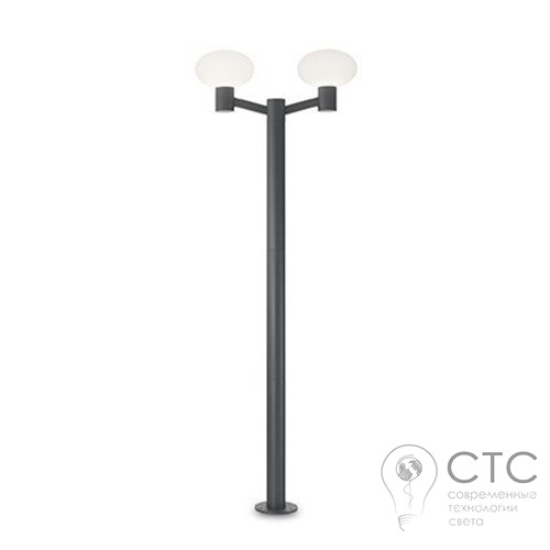 Фонарный столб Ideal Lux Armony PT2 Nero (145112)  - фото 1