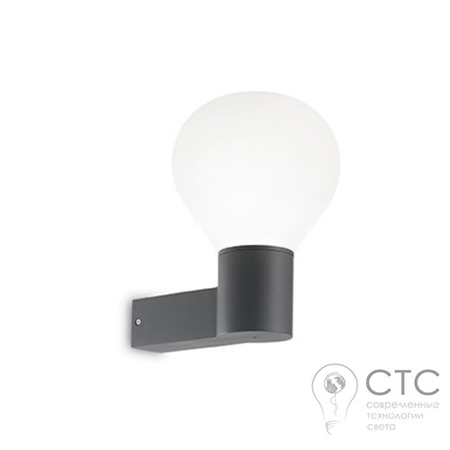 Вуличне бра Ideal Lux Clio AP1 Nero (146614) - фото 1