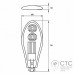 Вуличний світлодіодний світильник EUROLAMP COB 100W 6000K