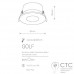 Точечный светильник Nowodvorski 8376 Golf Black