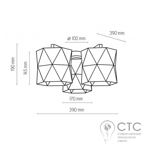 Люстра TK Lighting 3248 Siro White - фото 2