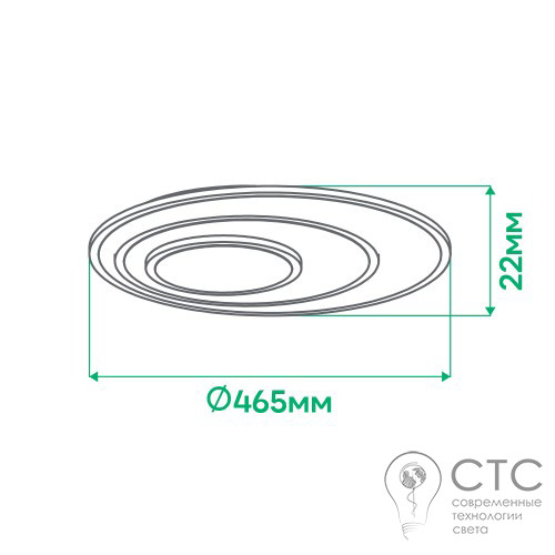 Светодиодный светильник AL6115ARD ALFA 66W 3000-6500K - фото 5