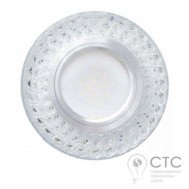 Встраиваемый светильник Feron 7057 с LED подсветкой 