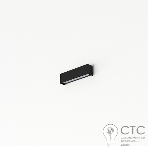 Настенный светильник Nowodvorski 7601 Straight Wall Black XS - фото 1