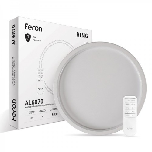 Светодиодный светильник Feron AL6070 RING 90W - фото 1