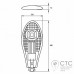 Уличный светодиодный светильник EUROLAMP COB 50W 6000K с отражателем