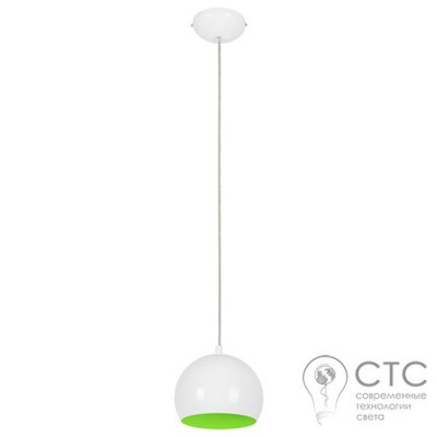 Підвісний світильник Nowodvorski 6472 Ball White-Green Fluo