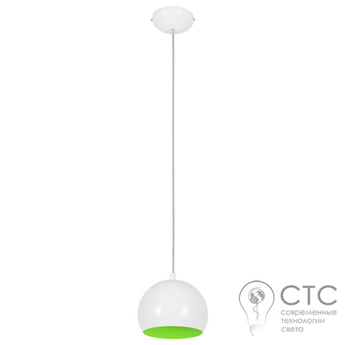 Подвесной светильник Nowodvorski 6472 Ball White-Green Fluo - фото 1