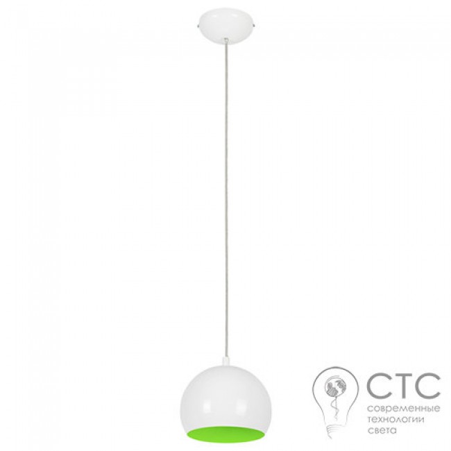 Подвесной светильник Nowodvorski 6472 Ball White-Green Fluo