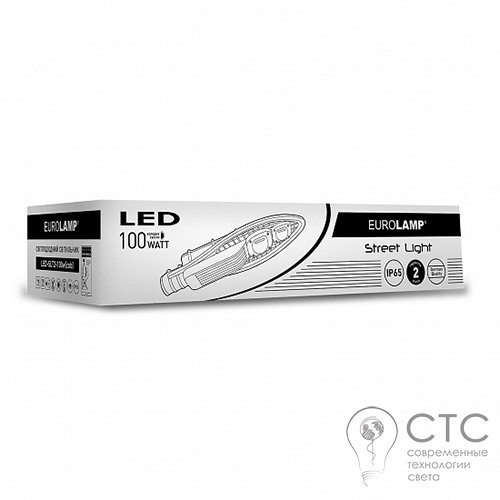 Вуличний світлодіодний світильник EUROLAMP COB 100W 6000K з відбивачем - фото 2