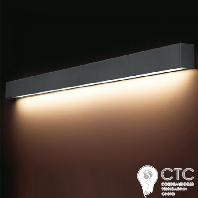 Настенный светильник Nowodvorski 9616 Straight Wall LED Graphite L