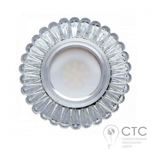 Встраиваемый светильник Feron 7301 с LED подсветкой 