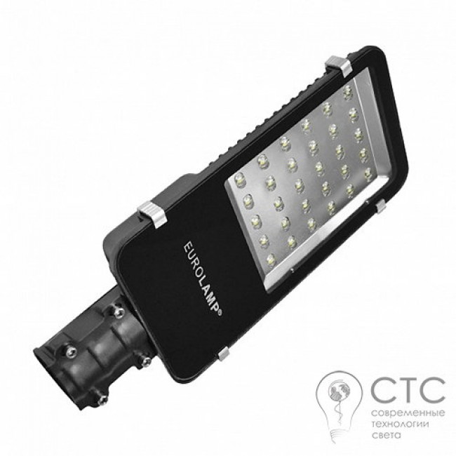 Уличный светодиодный светильник EUROLAMP 30W 6000K классический