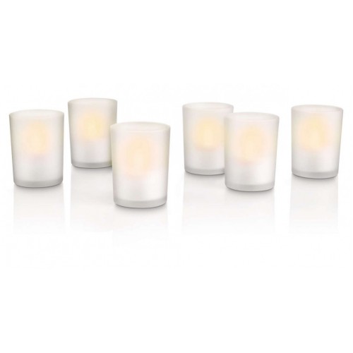 LED набір 6х свічка Настільний світильник PHILIPS 69126/60/PH - фото 1