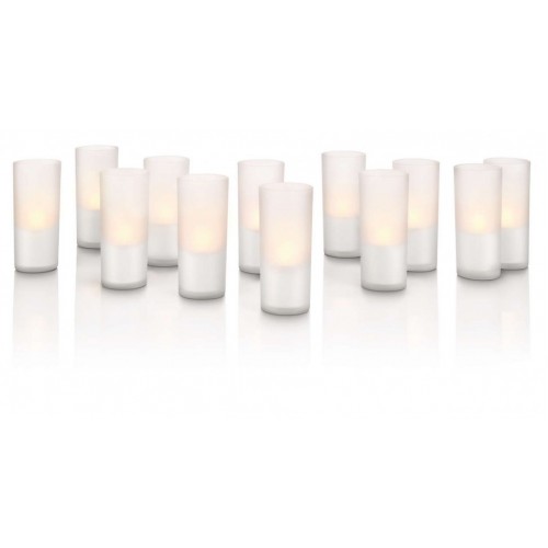 LED набор 12х свеча  Настольный светильник PHILIPS 69133/60/PH - фото 2