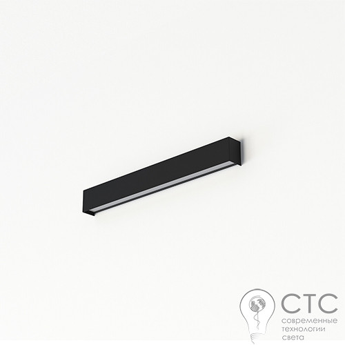Настінний світильник Nowodvorski 7596 Straight Wall Led Black S - фото 1