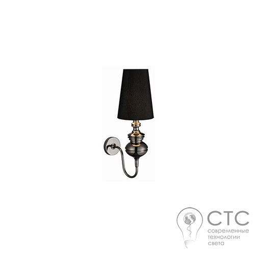 Настінний світильник Azzardo Baroco Baroco (AB 7121-1S BLACK) - фото 1