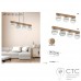 Стельовий світильник TK Lighting 4257 Artwood Glass