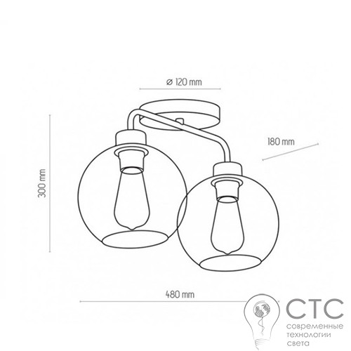 Люстра TK Lighting 4021 Bari - фото 2