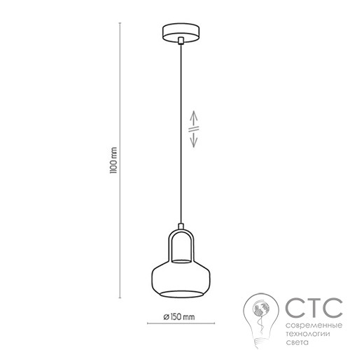 Підвісний світильник TK Lighting 2394 Vichy - фото 2