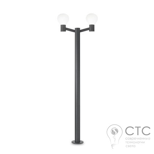 Фонарный столб Ideal Lux Clio PT2 Grigio (147116) - фото 1