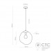 Підвісний світильник TK Lighting 4261 Sol