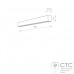 Настенный светильник Nowodvorski 7561 Straight Wall Led Graphite M