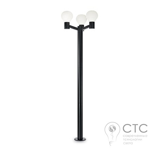 Фонарный столб Ideal Lux Clio PT3 Antracite (147123)  - фото 1