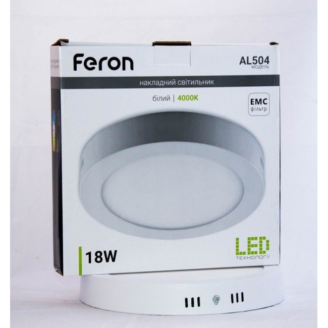 Світлодіодний світильник Feron AL504 18W 4000K
