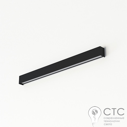 Настінний світильник Nowodvorski 7594 Straight Wall Led Black М - фото 1