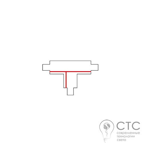 Т-соединение 3 фазы Nowodvorski 8245 Track CTLS Recessed Power T Connector Right 1 (T-R1) - фото 3