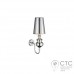 Настенный светильник Azzardo Baroco Silver (AB 7121-1S SILVER)