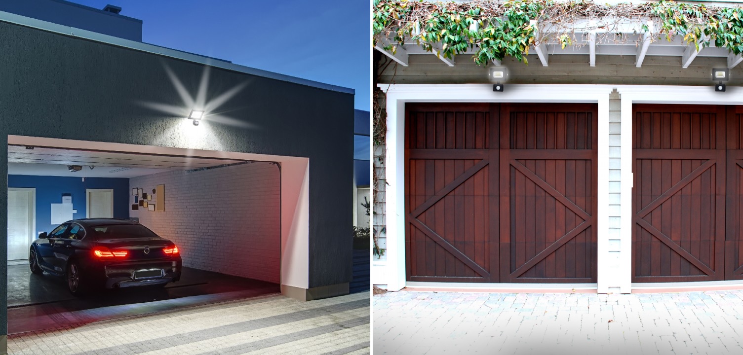 LED прожектор для гаража