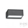 Настенный светильник Ideal Lux Twin AP1 Nero (115375)