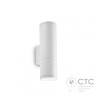 Настенный светильник Ideal Lux Gun AP2 Small Bianco (100388) 