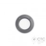 Настенный светильник Ideal Lux Leti FI1 Round Grigio (096568) 