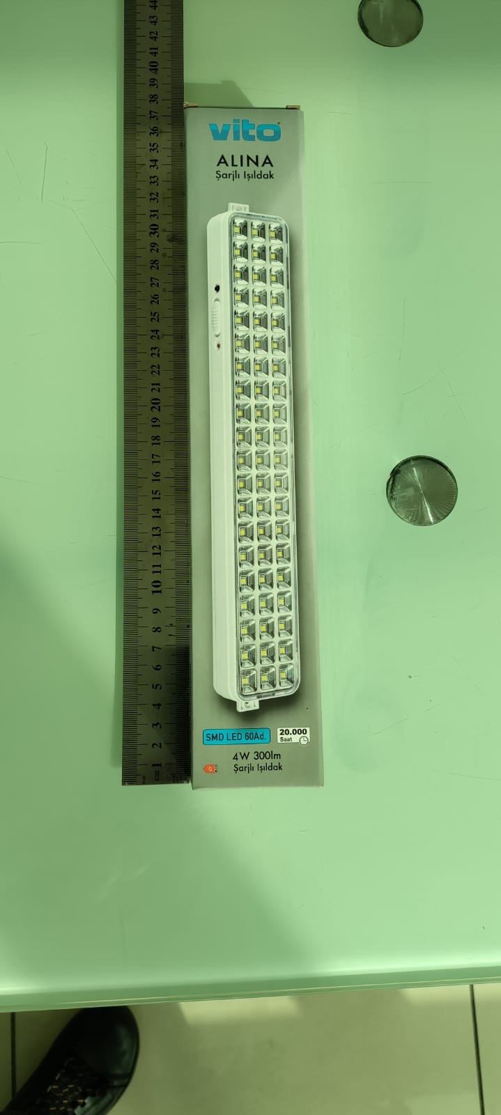 Акумуляторний світильник VITO Alina 4w 300lm 60LED
