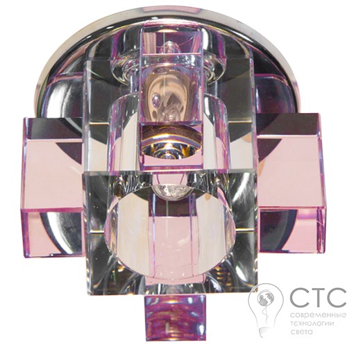 Встраиваемый светильник Feron C1037 розовый 